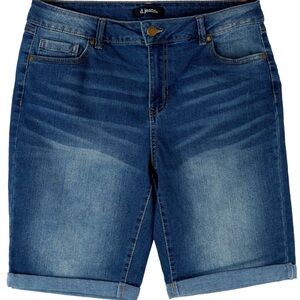 d. jeans Classic Blue Denim Shorts Sz 16 W